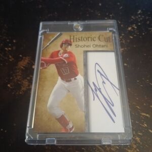 Historic Cut Shohei Ohtani Autograph Facsimile